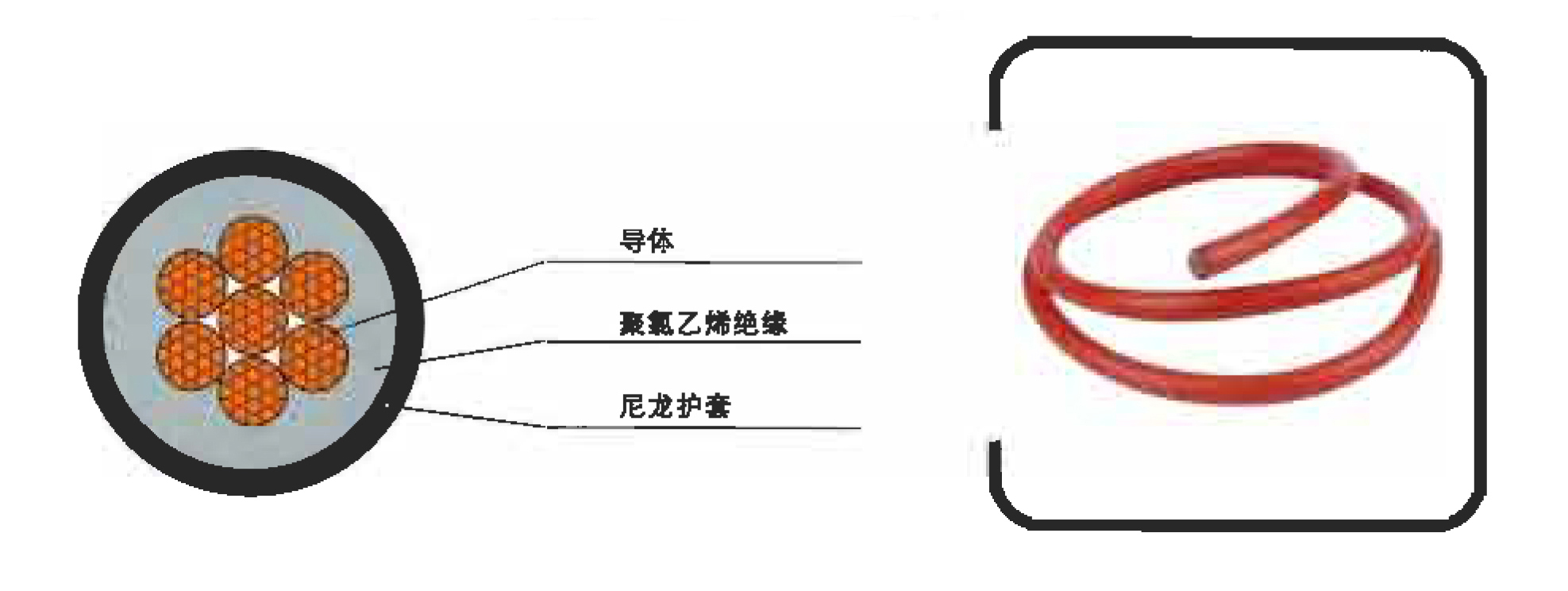 聚氯乙烯絕緣尼龍護(hù)套電纜