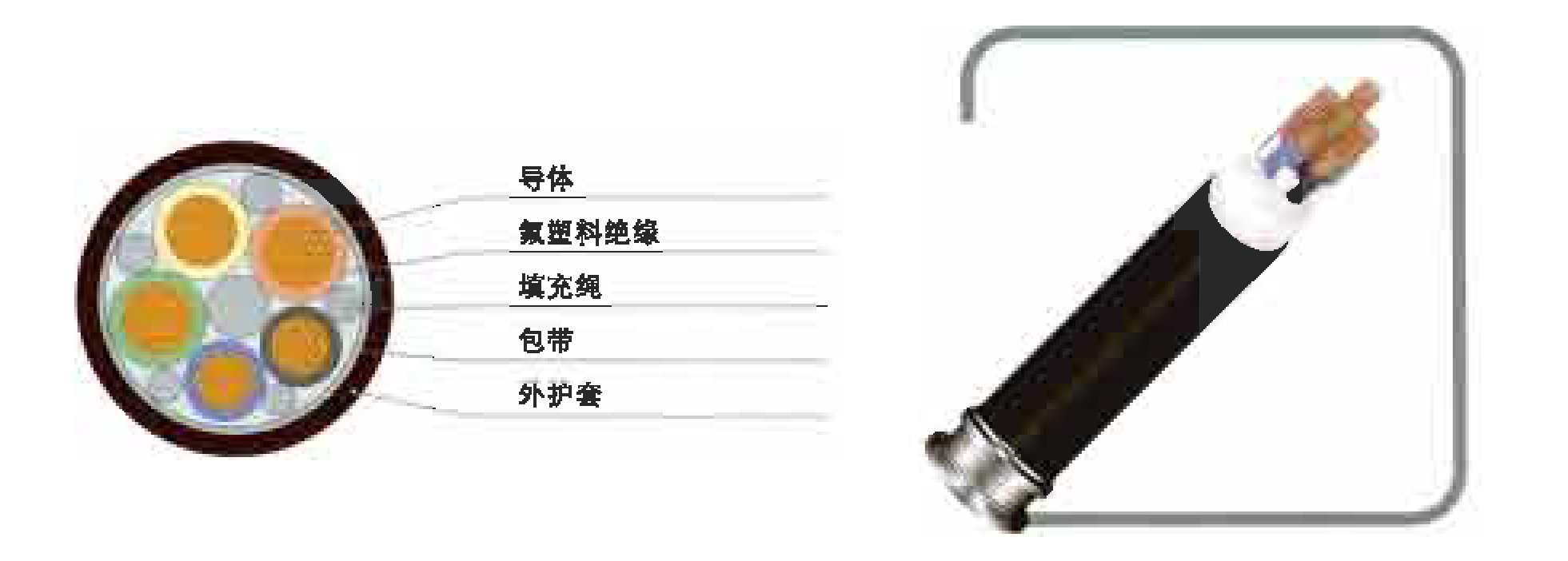 0.6 /1KV氟塑料絕緣電力電纜